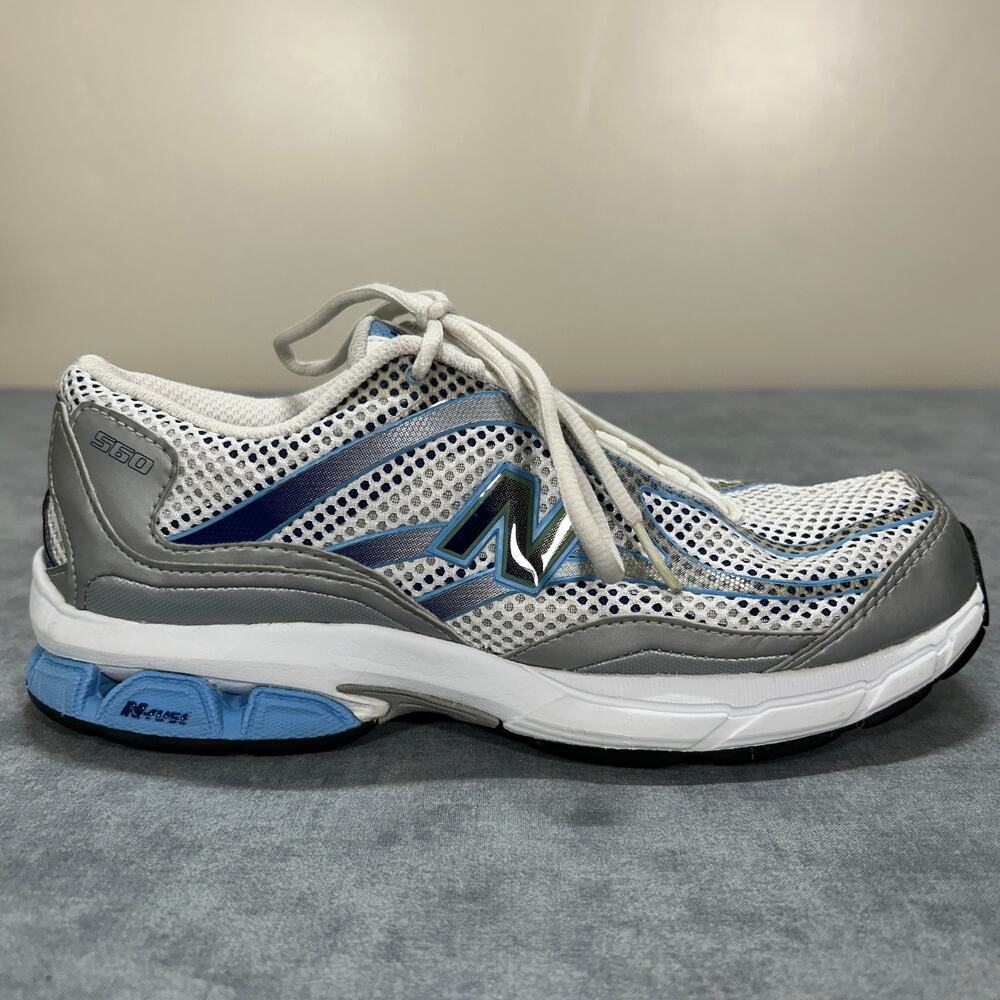 Vintage New Balance 560 N-Fuse Sneakers WR560WB Womens 8.5 White Gray Blue Y2K